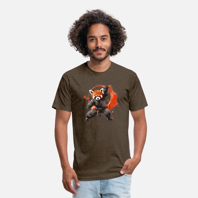 Shaolin style red panda T-shirt