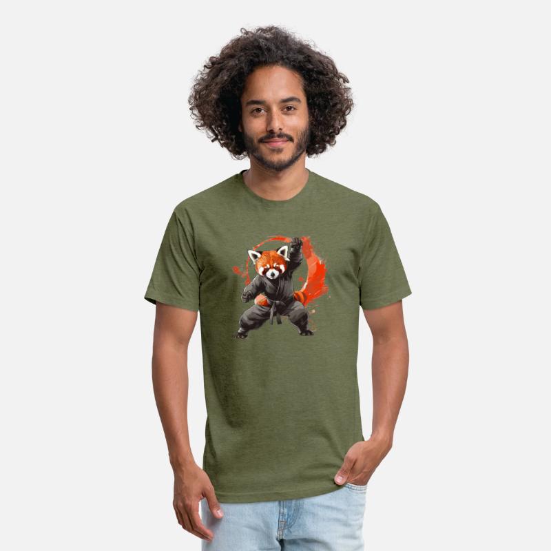 Shaolin style red panda T-shirt