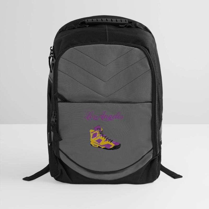 SHOES LOS ANGELES BASKETBALL YELLOW AND PURPLE