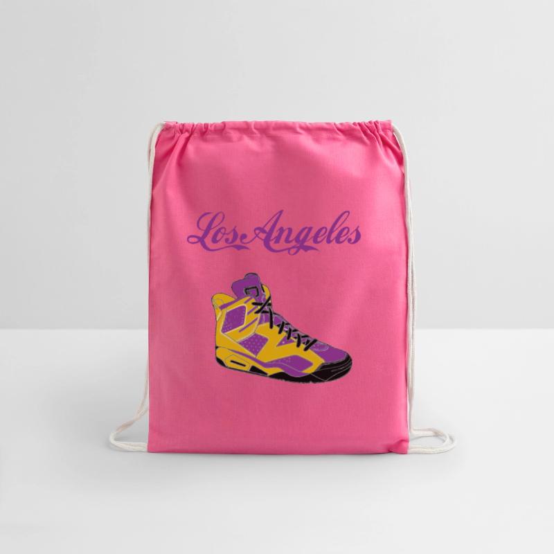 SHOES LOS ANGELES BASKETBALL YELLOW AND PURPLE