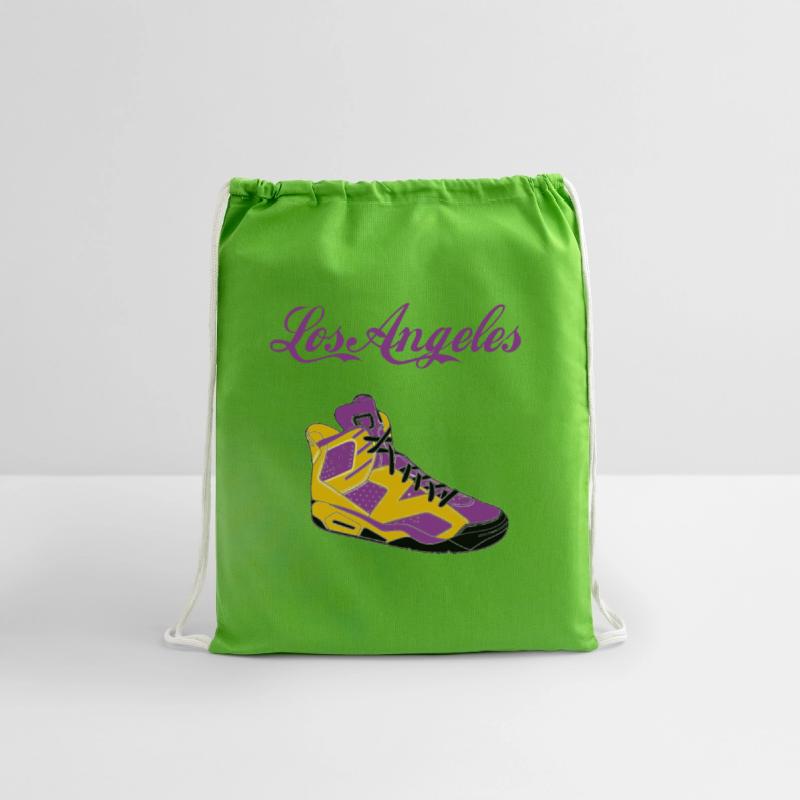 SHOES LOS ANGELES BASKETBALL YELLOW AND PURPLE