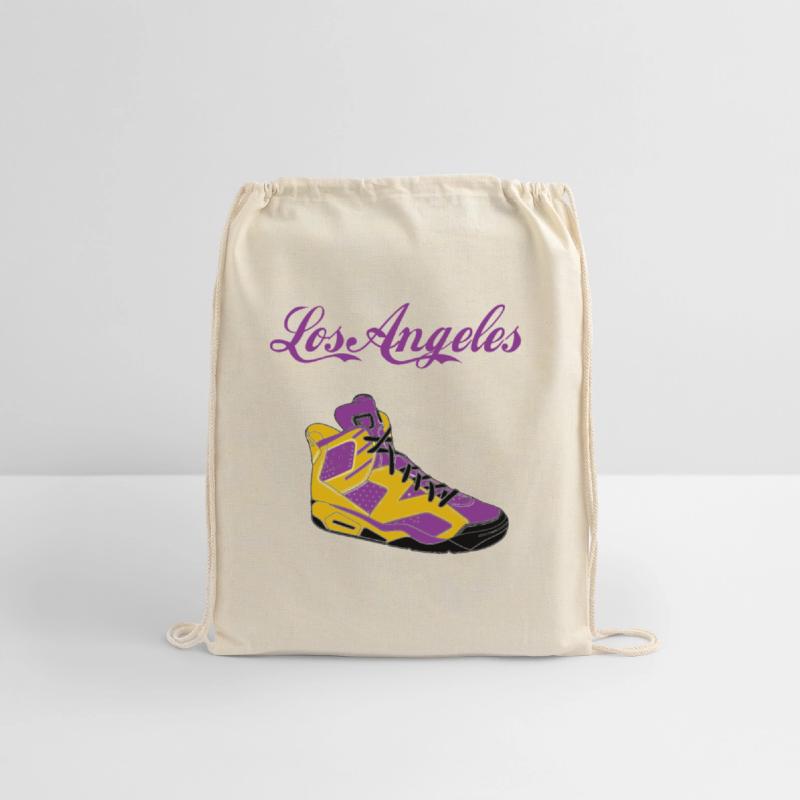 SHOES LOS ANGELES BASKETBALL YELLOW AND PURPLE