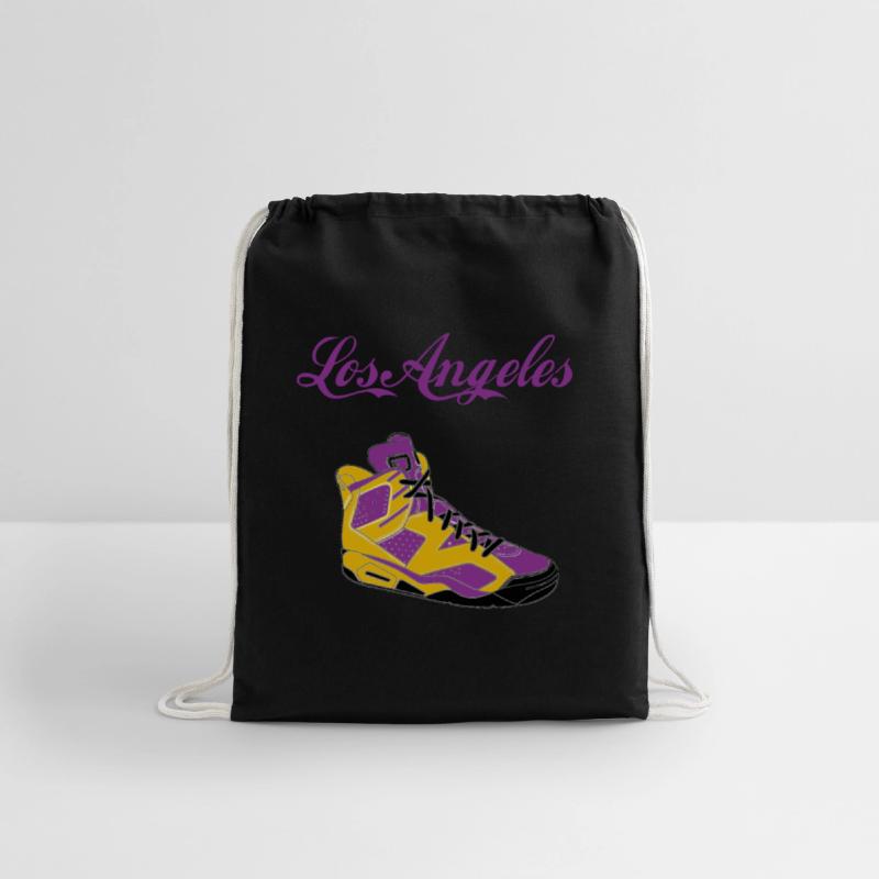 SHOES LOS ANGELES BASKETBALL YELLOW AND PURPLE