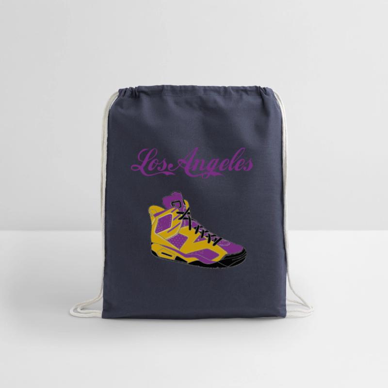 SHOES LOS ANGELES BASKETBALL YELLOW AND PURPLE