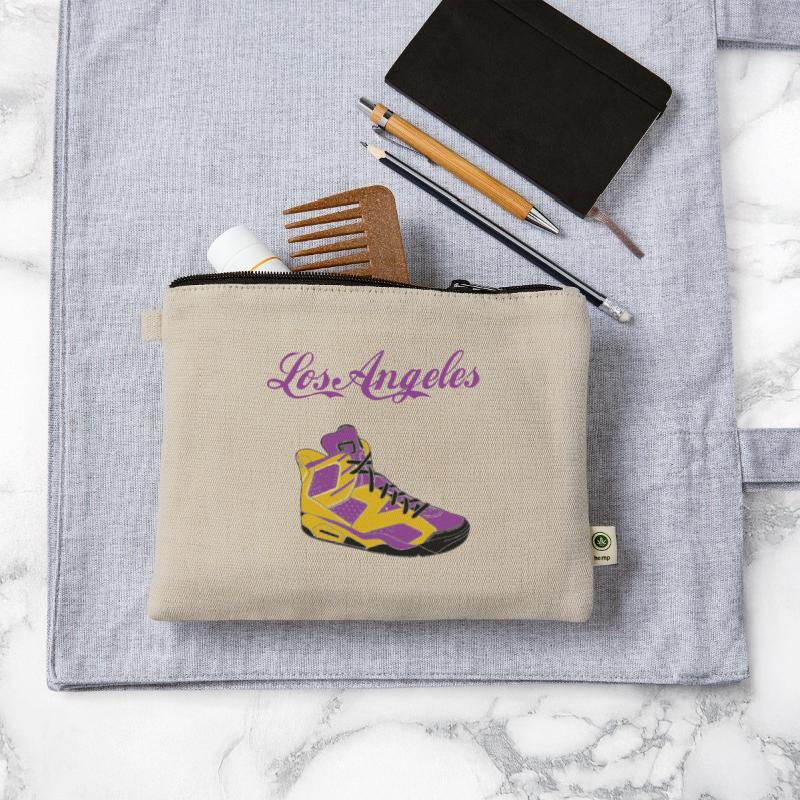 SHOES LOS ANGELES BASKETBALL YELLOW AND PURPLE