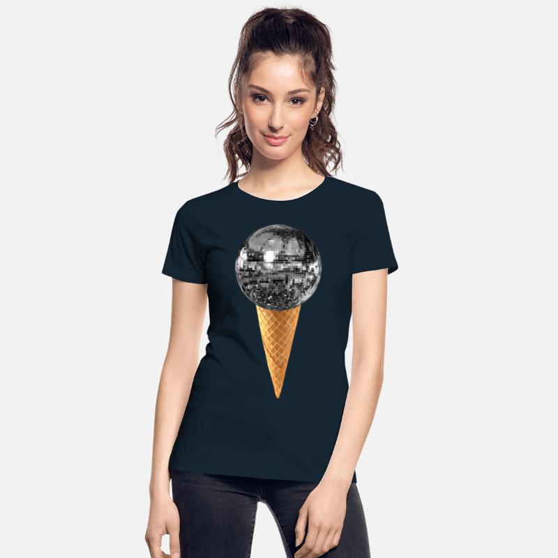 Silver Disco Ball Ice Cream Cone