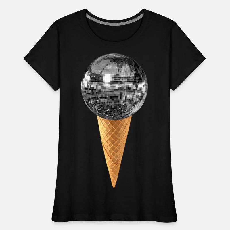 Silver Disco Ball Ice Cream Cone