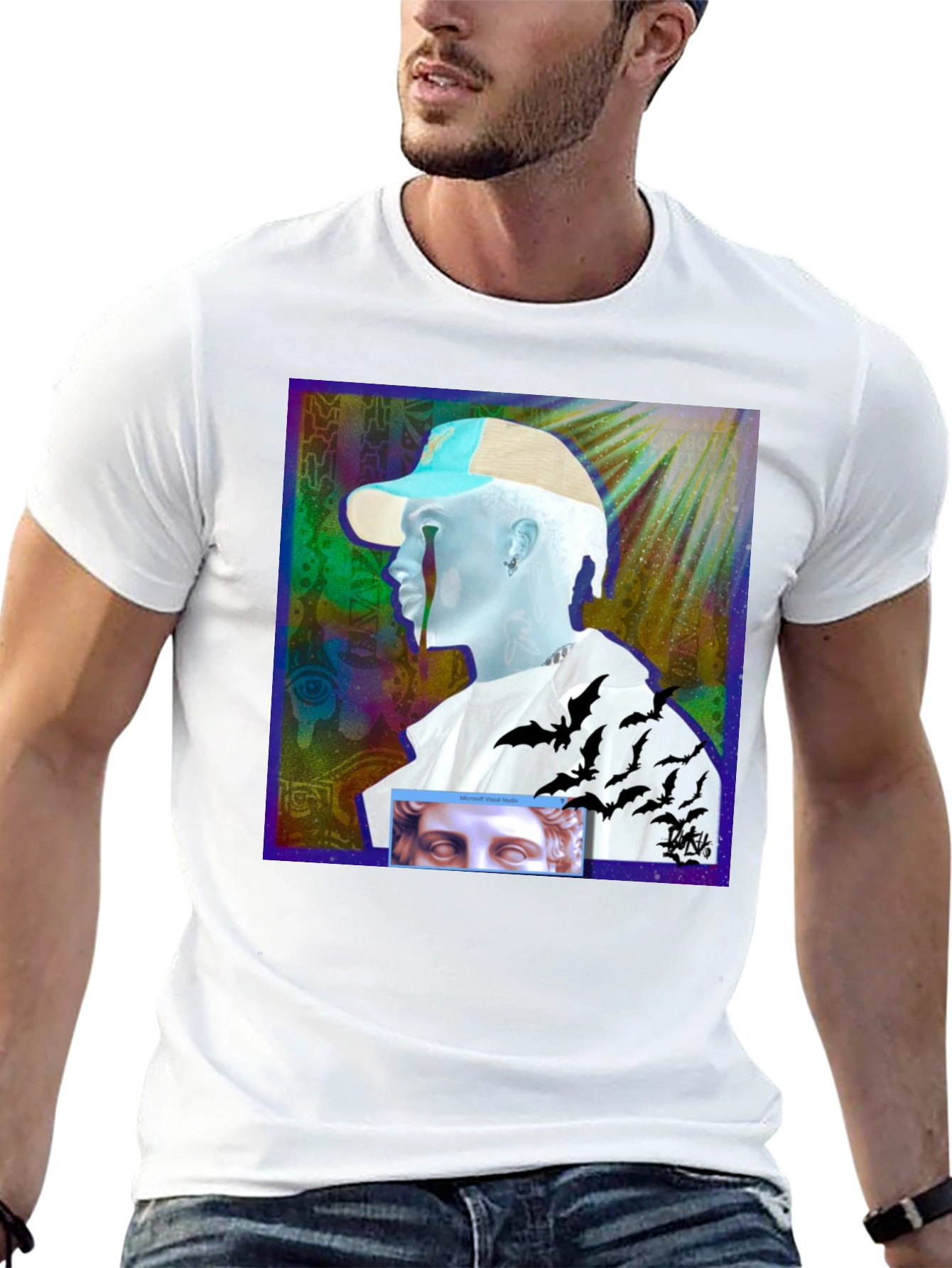Unique Graphic Print Tee