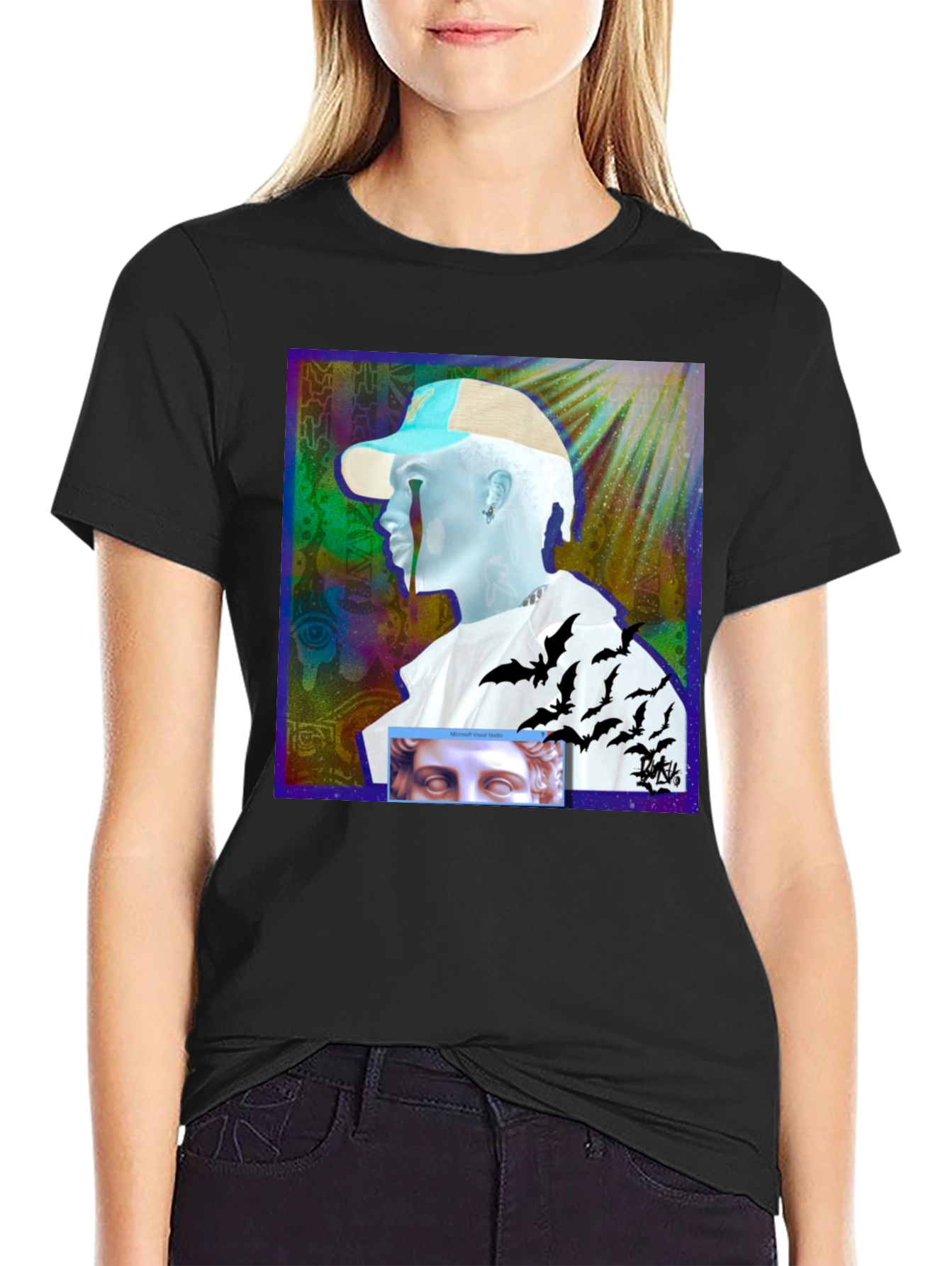 Unique Graphic Print Tee