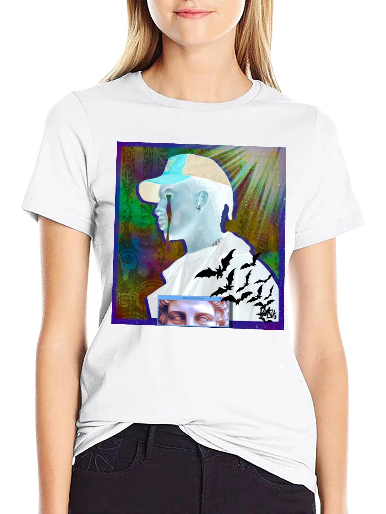 Unique Graphic Print Tee