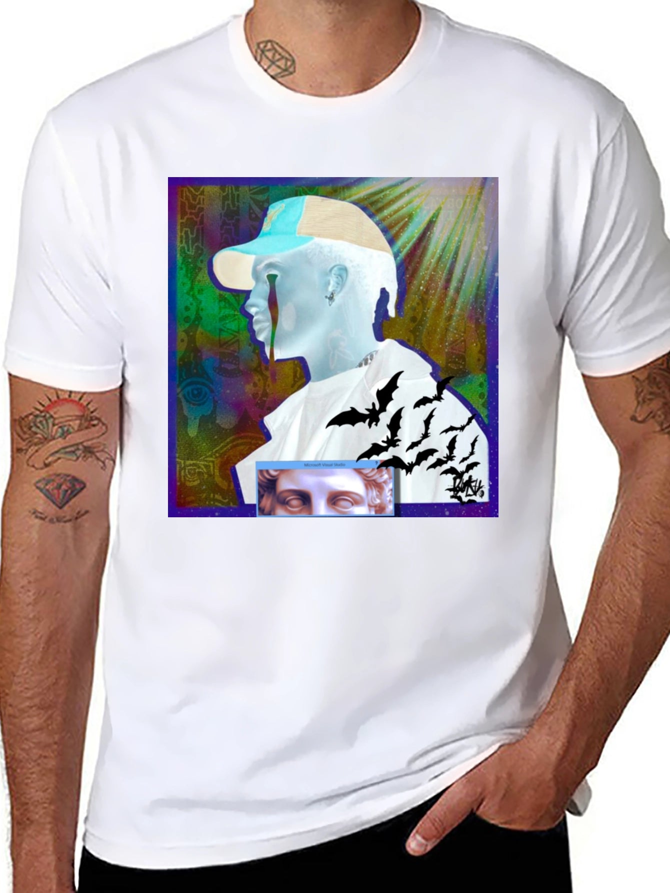 Unique Graphic Print Tee