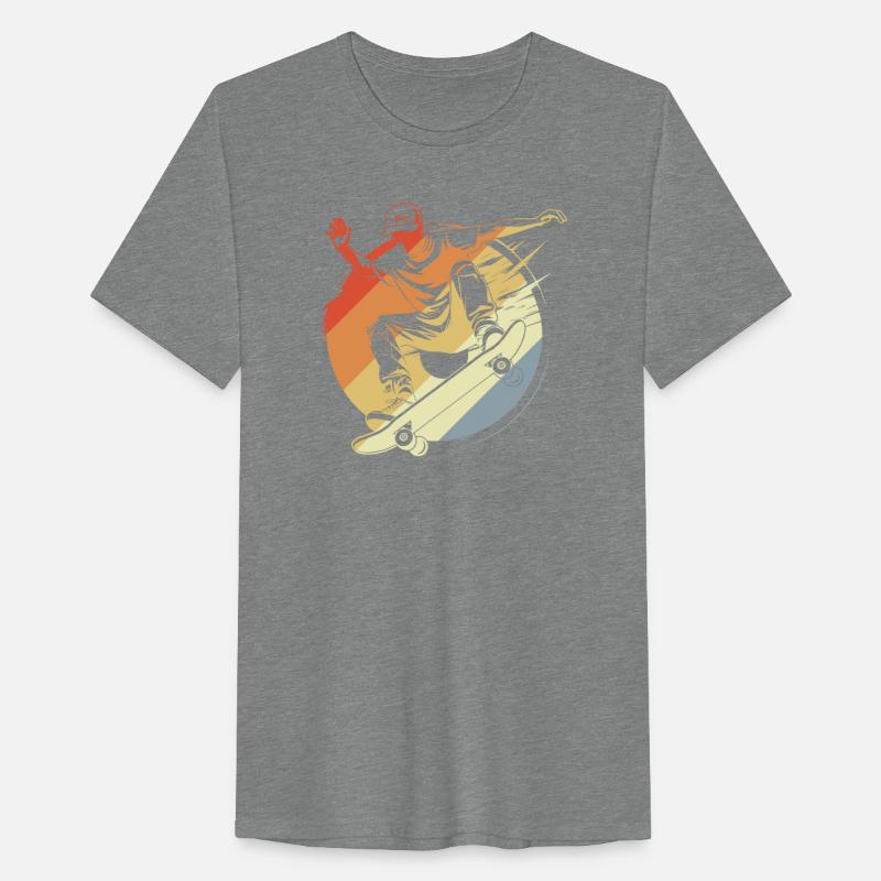 Skateboarding Boy Vintage Look