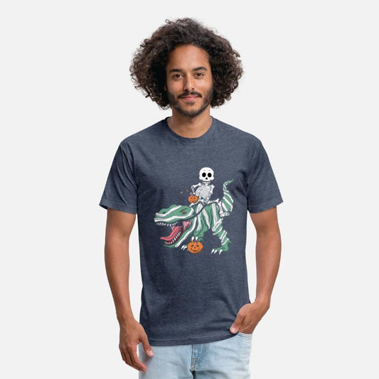 Skeleton Dinosaur Funny Lazy Creepy Halloween