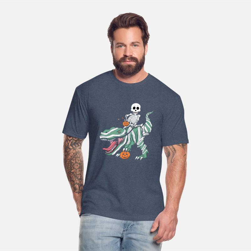 Skeleton Dinosaur Funny Lazy Creepy Halloween