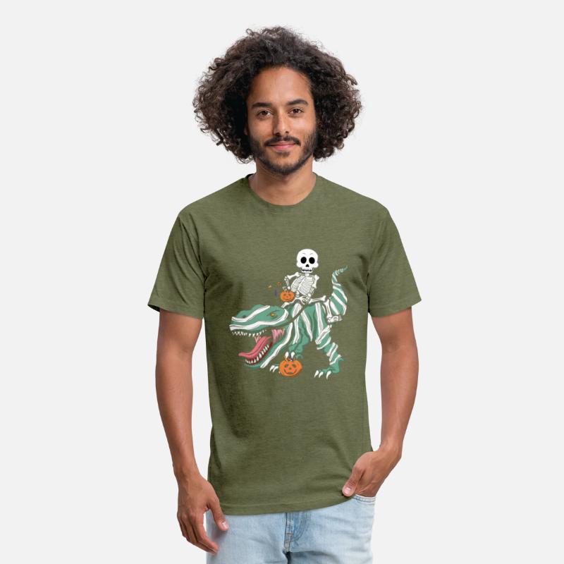 Skeleton Dinosaur Funny Lazy Creepy Halloween