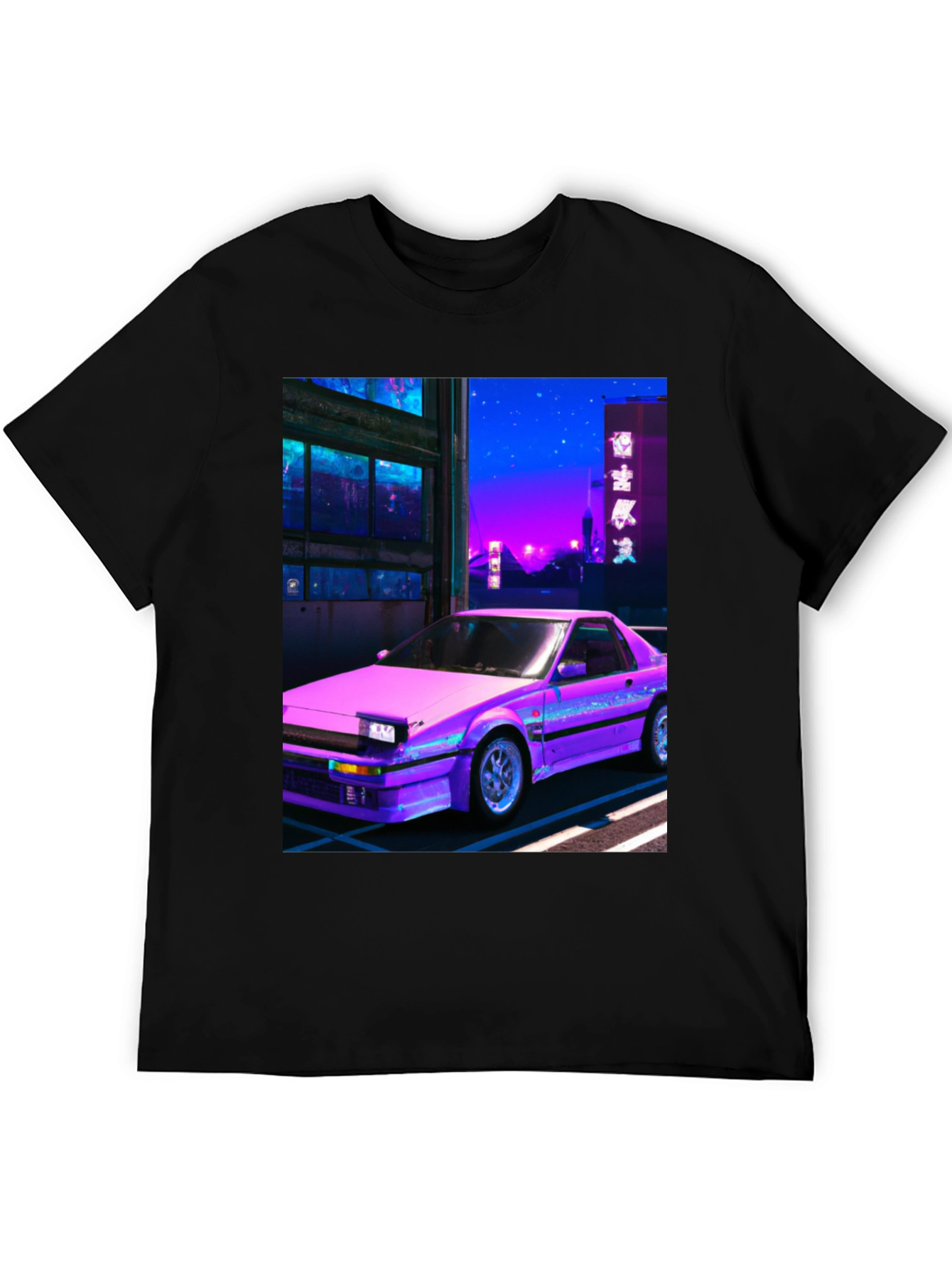 Retro Car Graphic T-Shirt