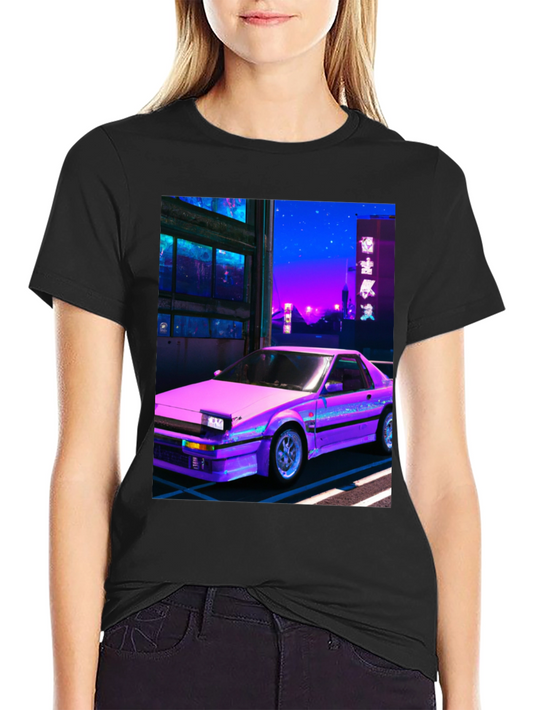 Retro Car Graphic T-Shirt