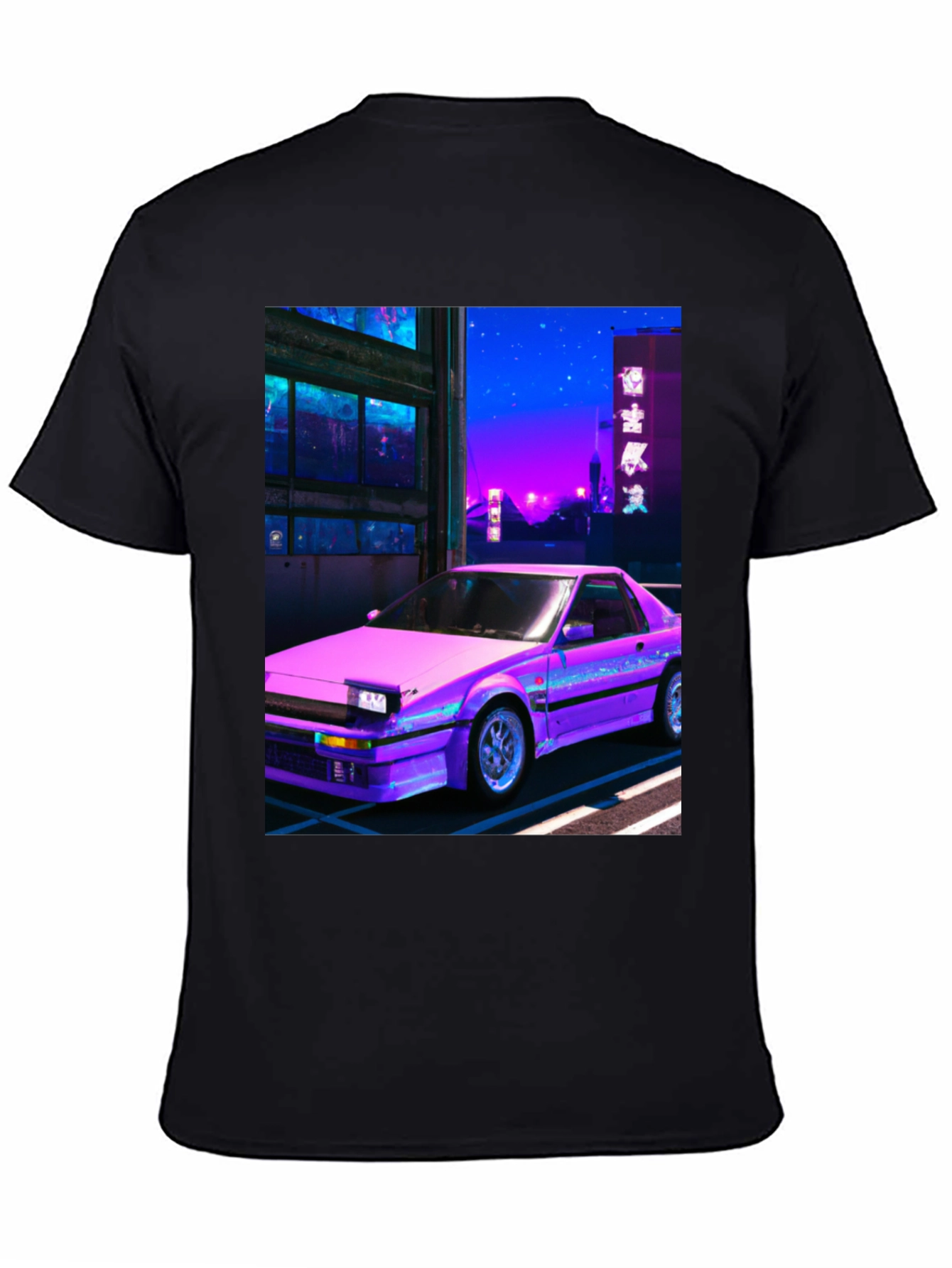 Retro Car Graphic T-Shirt