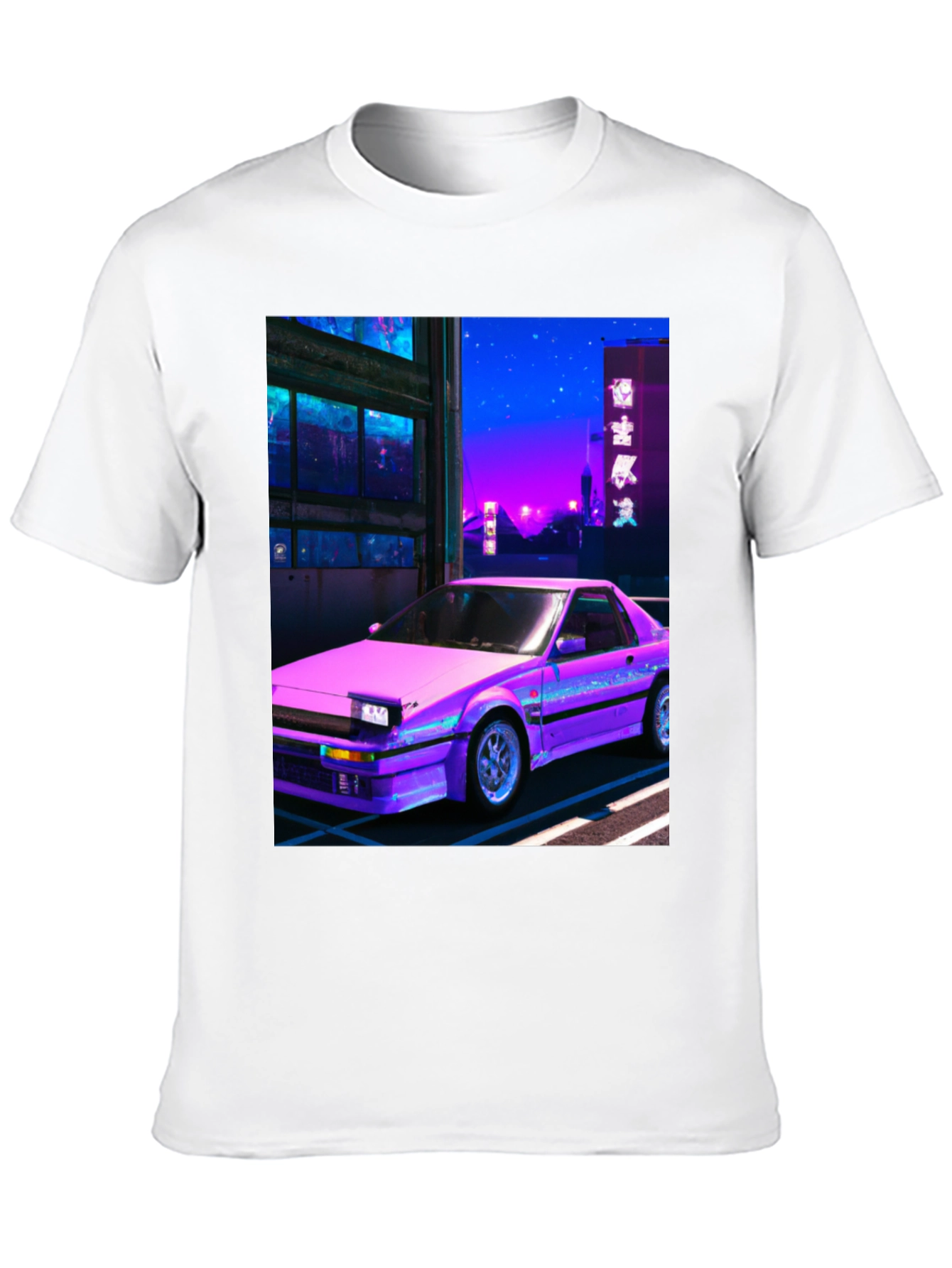 Retro Car Graphic T-Shirt