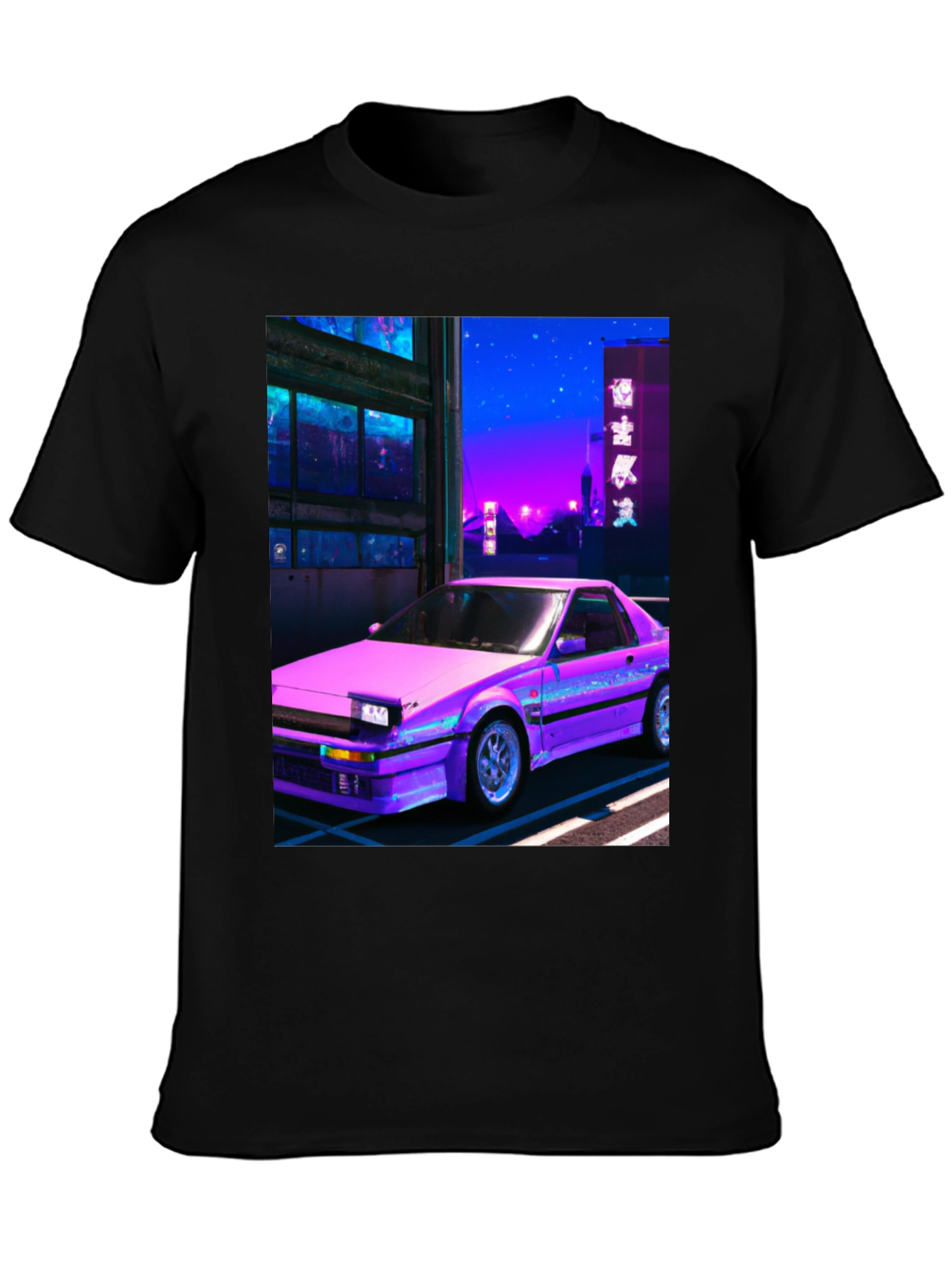 Retro Car Graphic T-Shirt