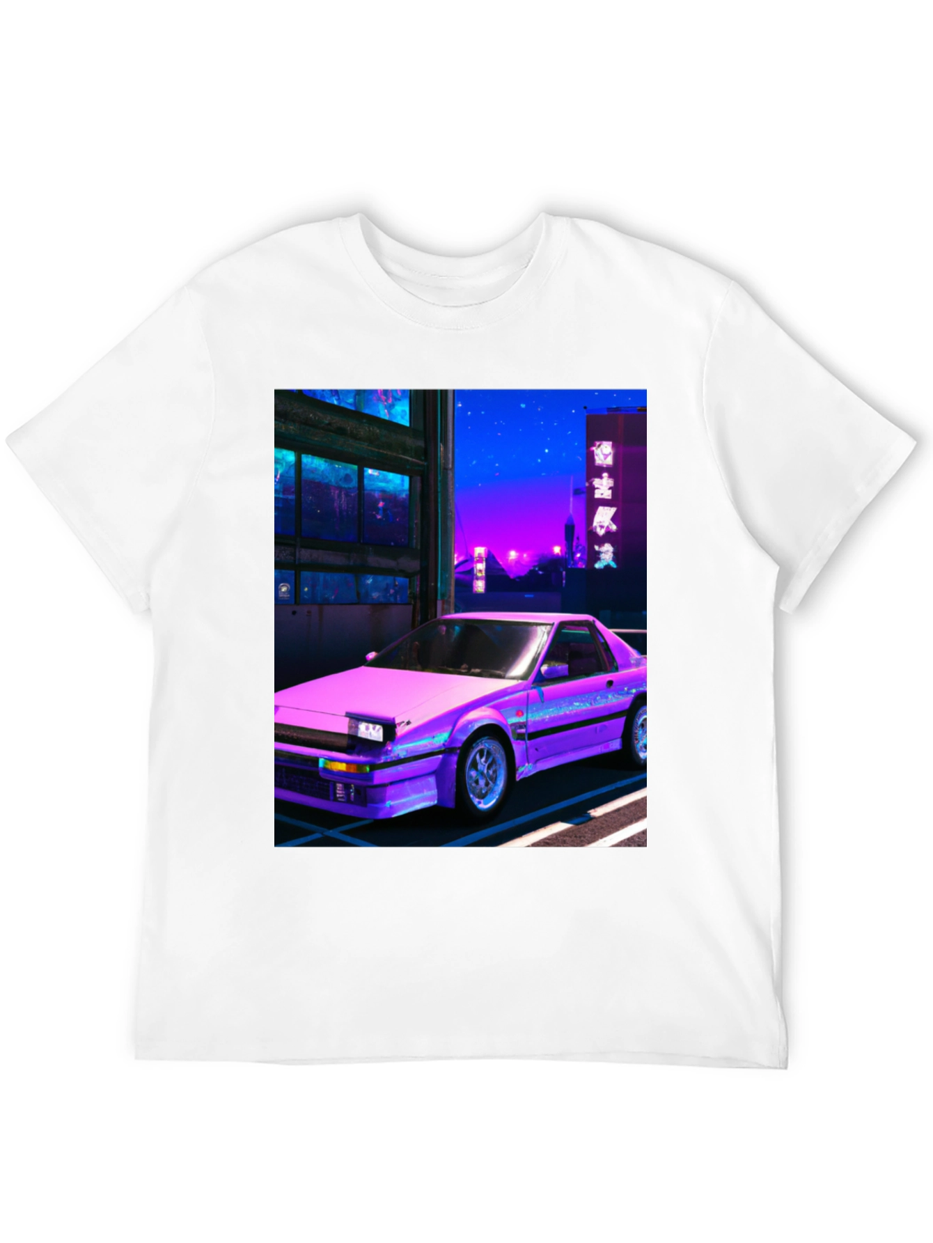 Retro Car Graphic T-Shirt