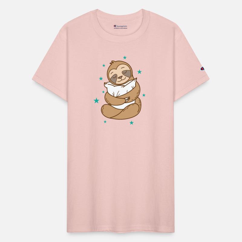 Sloth with Pillow Nature lazy