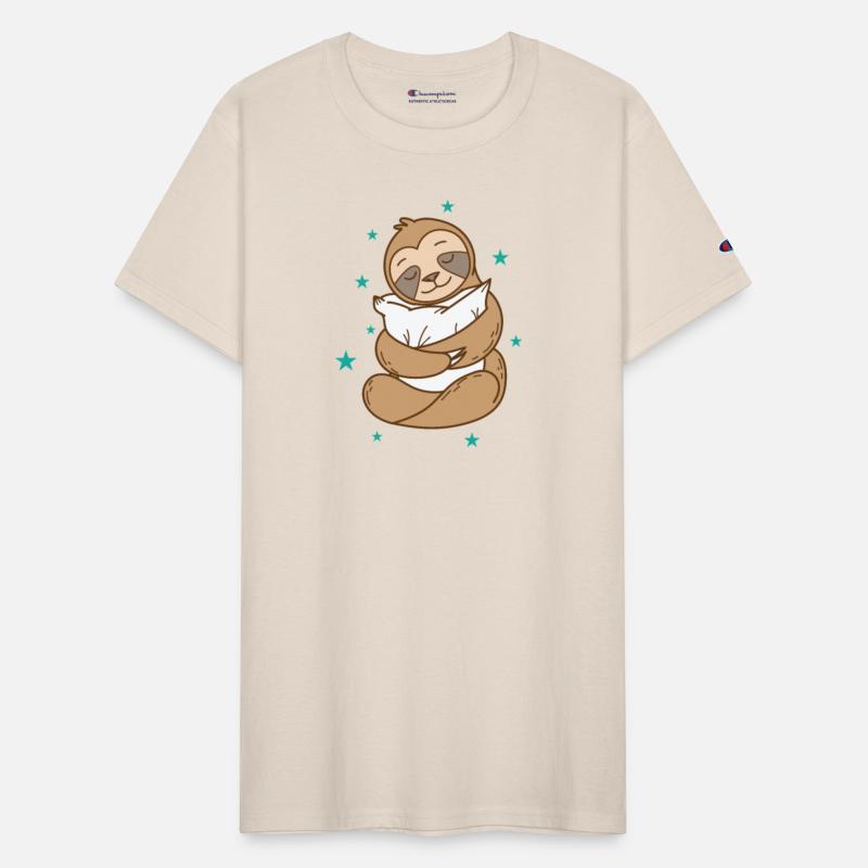 Sloth with Pillow Nature lazy