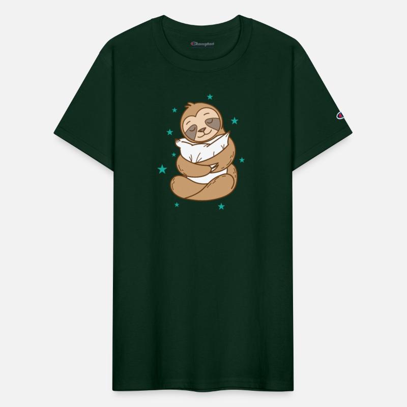 Sloth with Pillow Nature lazy