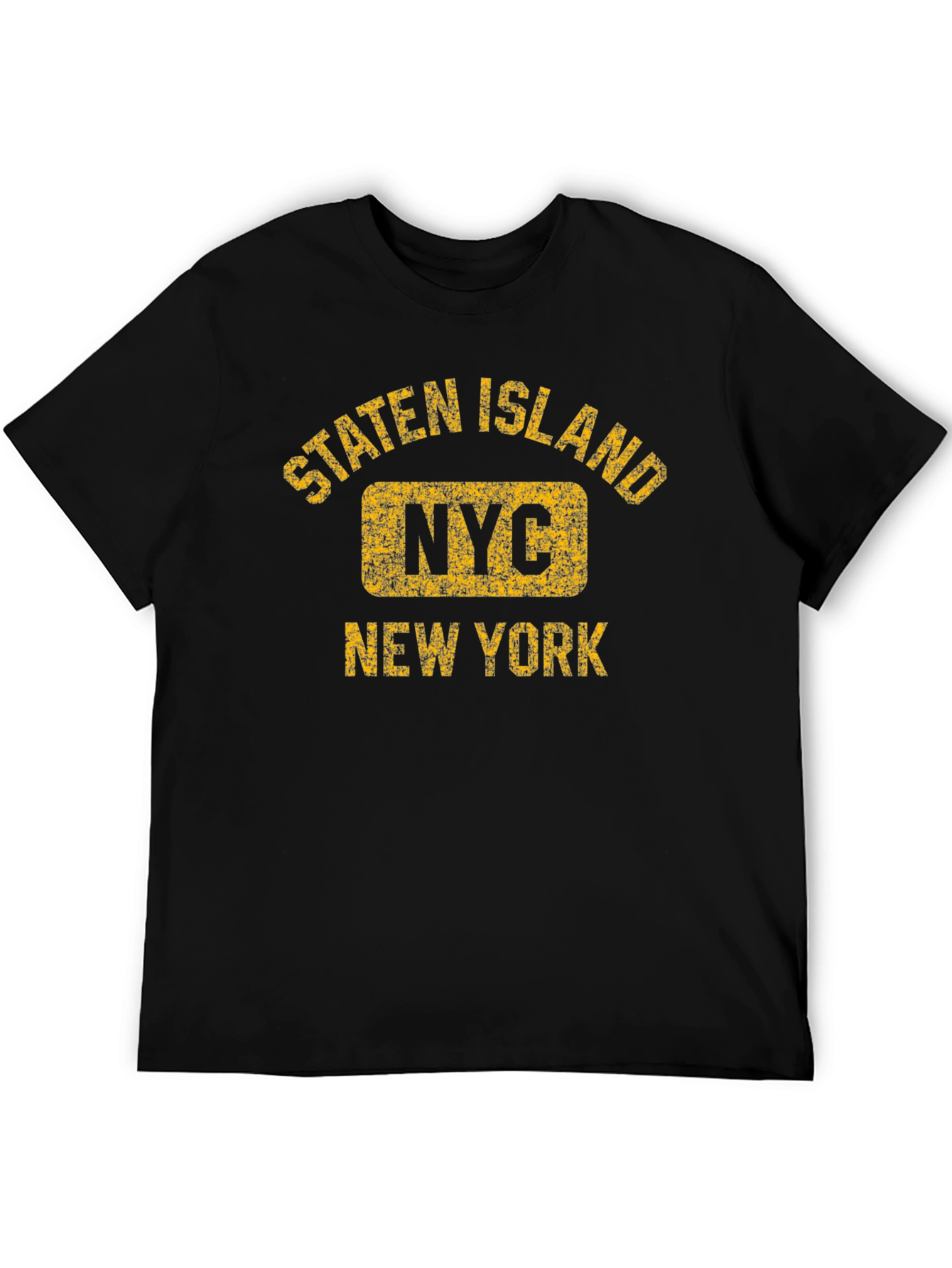 Staten Island NYC Black T-Shirt
