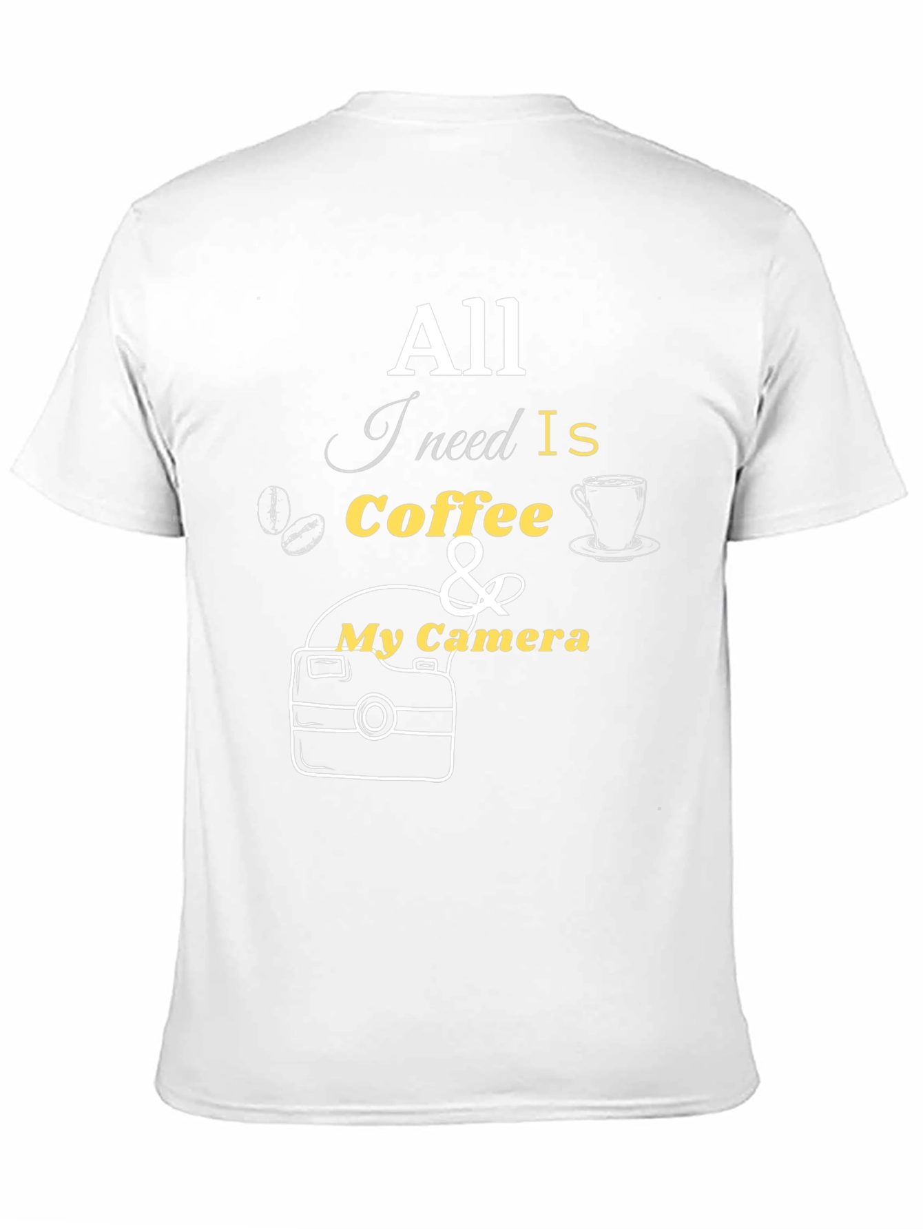 Coffee & Camera Graphic Tee - Photographers Essential