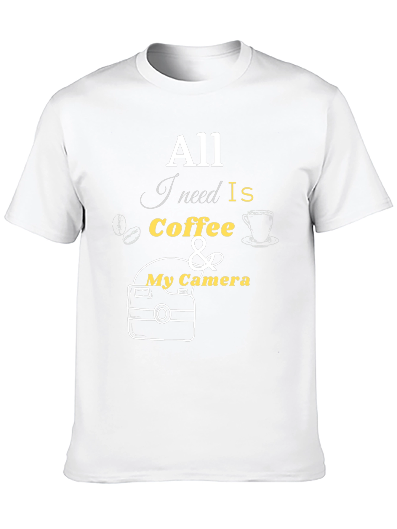 Coffee & Camera Graphic Tee - Photographers Essential