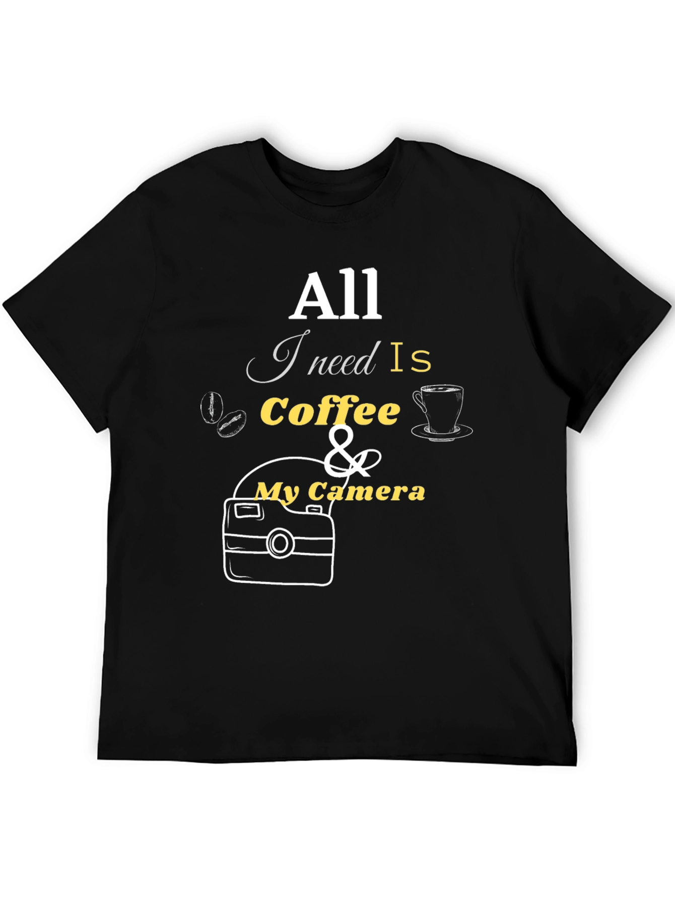 Coffee & Camera Graphic Tee - Photographers Essential