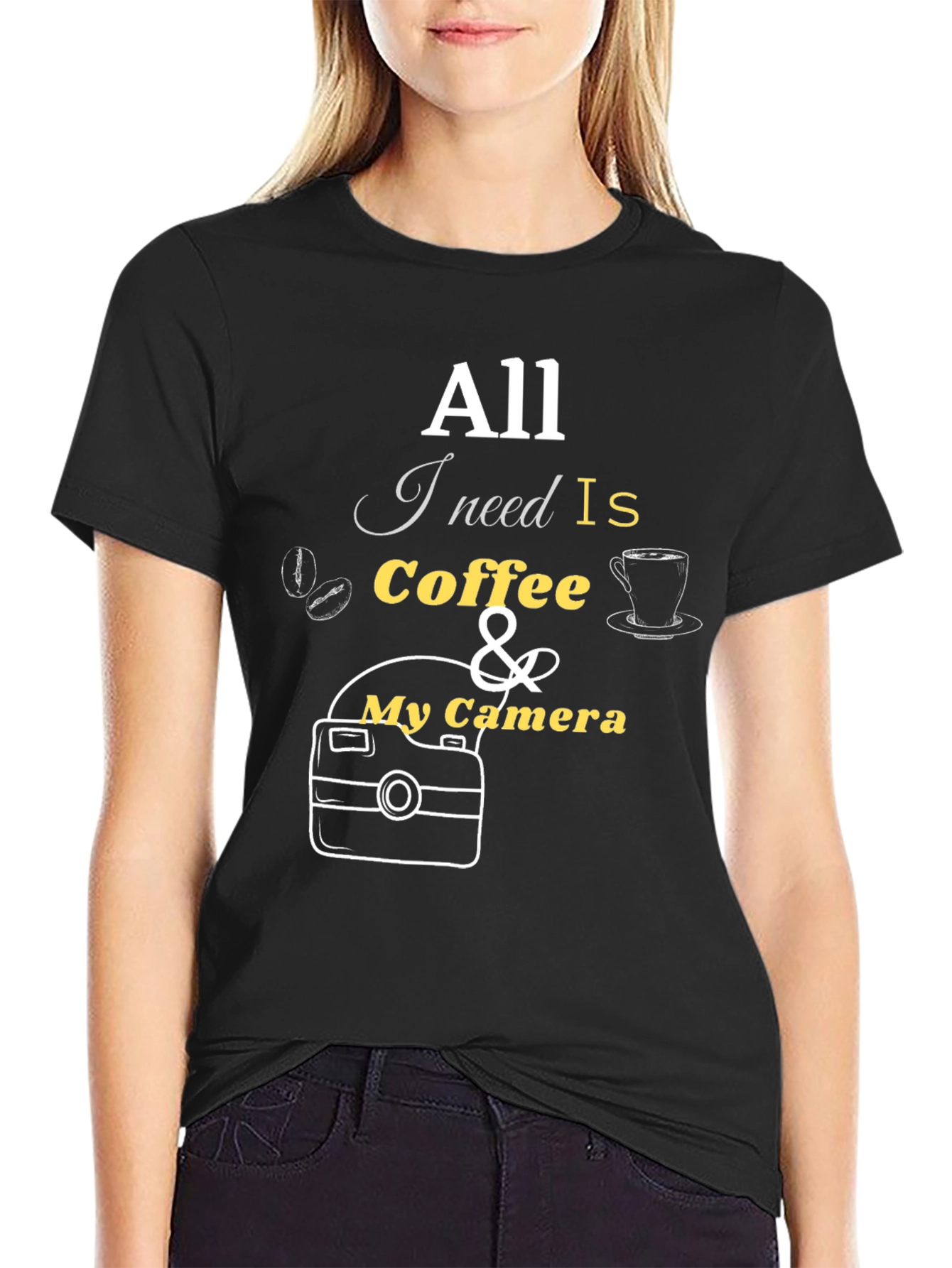 Coffee & Camera Graphic Tee - Photographers Essential