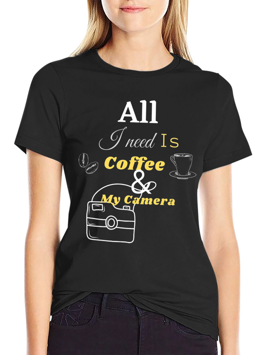 Coffee & Camera Graphic Tee - Photographers Essential