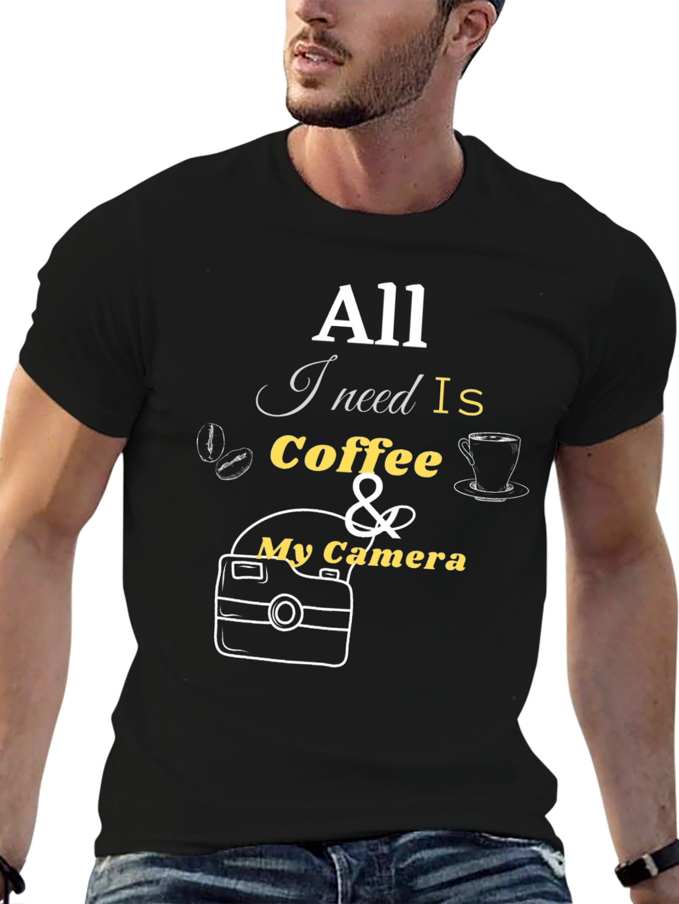 Coffee & Camera Graphic Tee - Photographers Essential