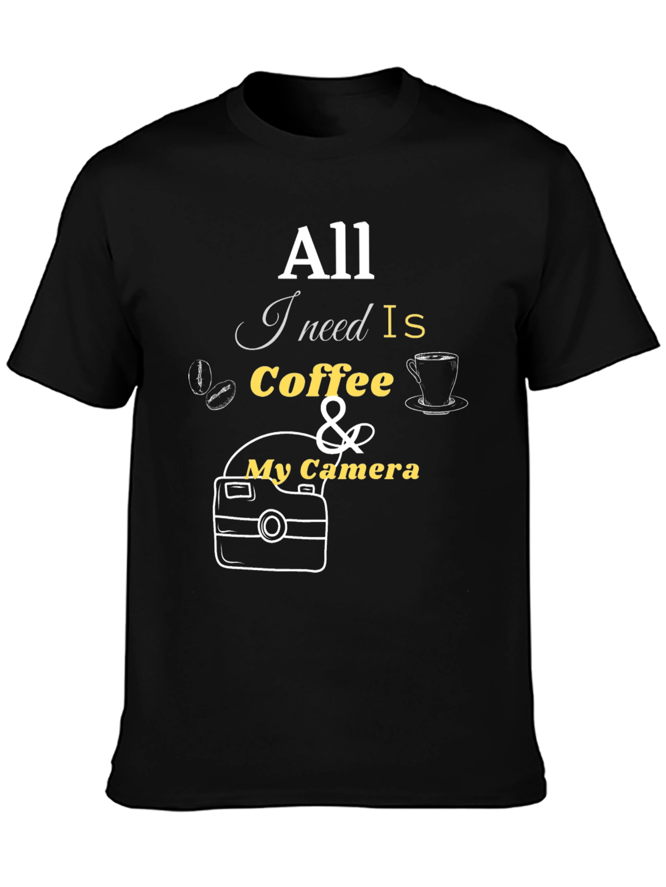 Coffee & Camera Graphic Tee - Photographers Essential