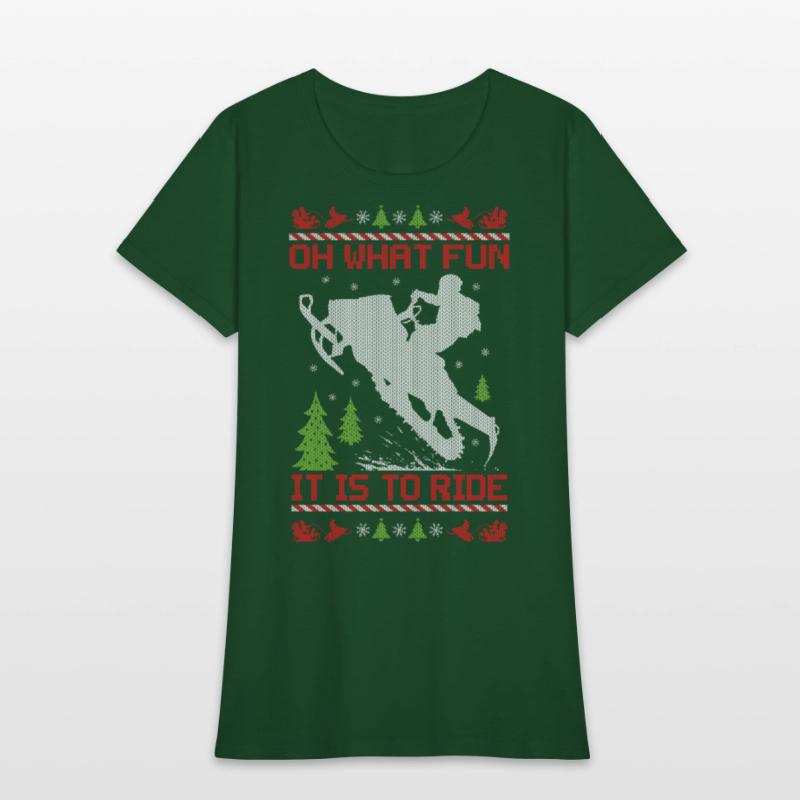 Snowmobile Christmas Fun