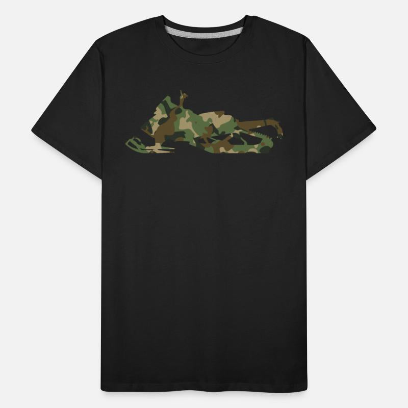 Snowmobiling Camo Camouflage Snowmobile Sled
