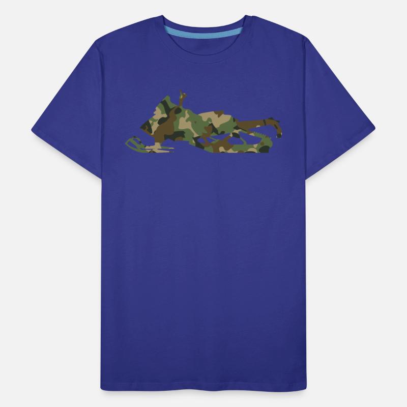 Snowmobiling Camo Camouflage Snowmobile Sled