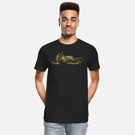 Snowmobiling Camo Camouflage Snowmobile Sled