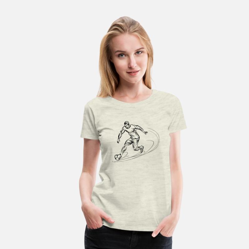 Soccer Player One Line Drawing