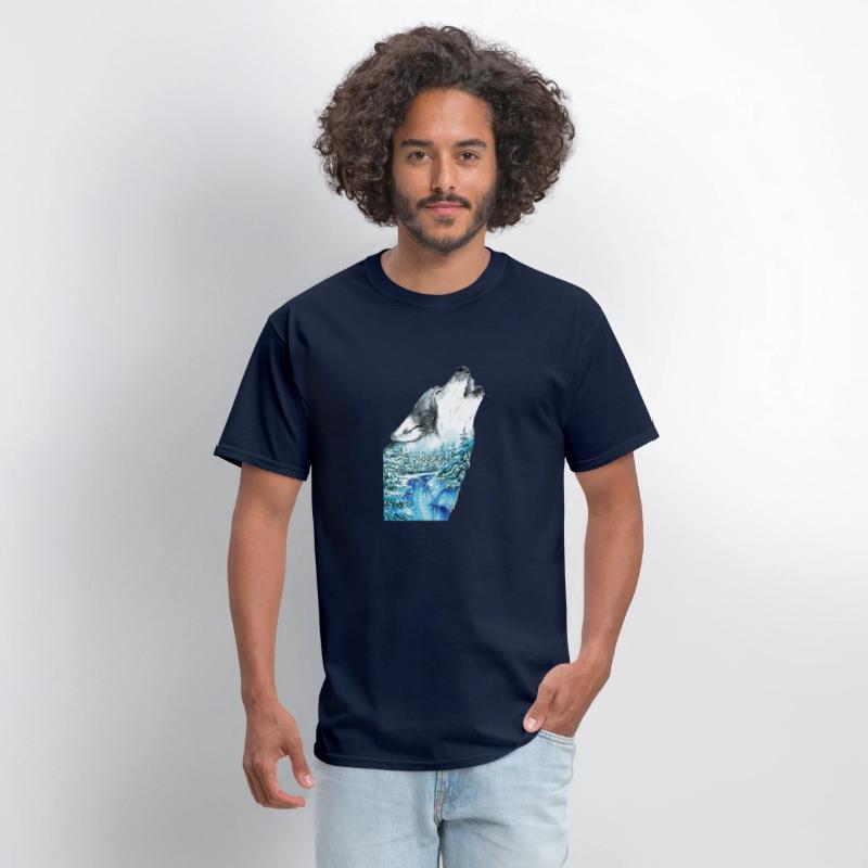 Spirit of Winter Wolf Wild Howling Art Winter Wolf