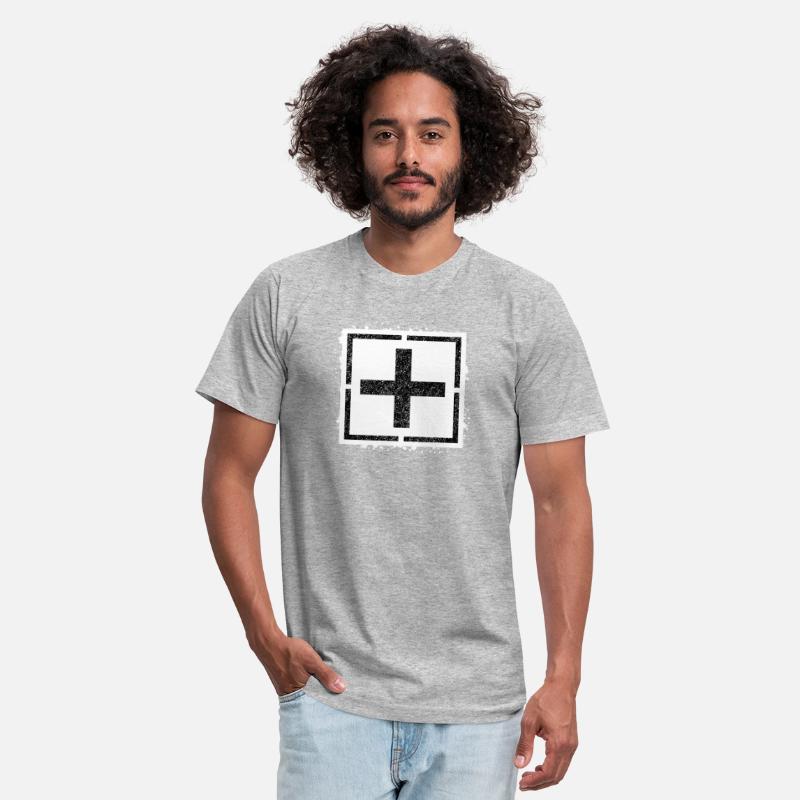 Sponge stencil Cross inside square
