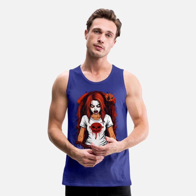 Spooky Blood-Splattered Pumpkin Tee - Halloween
