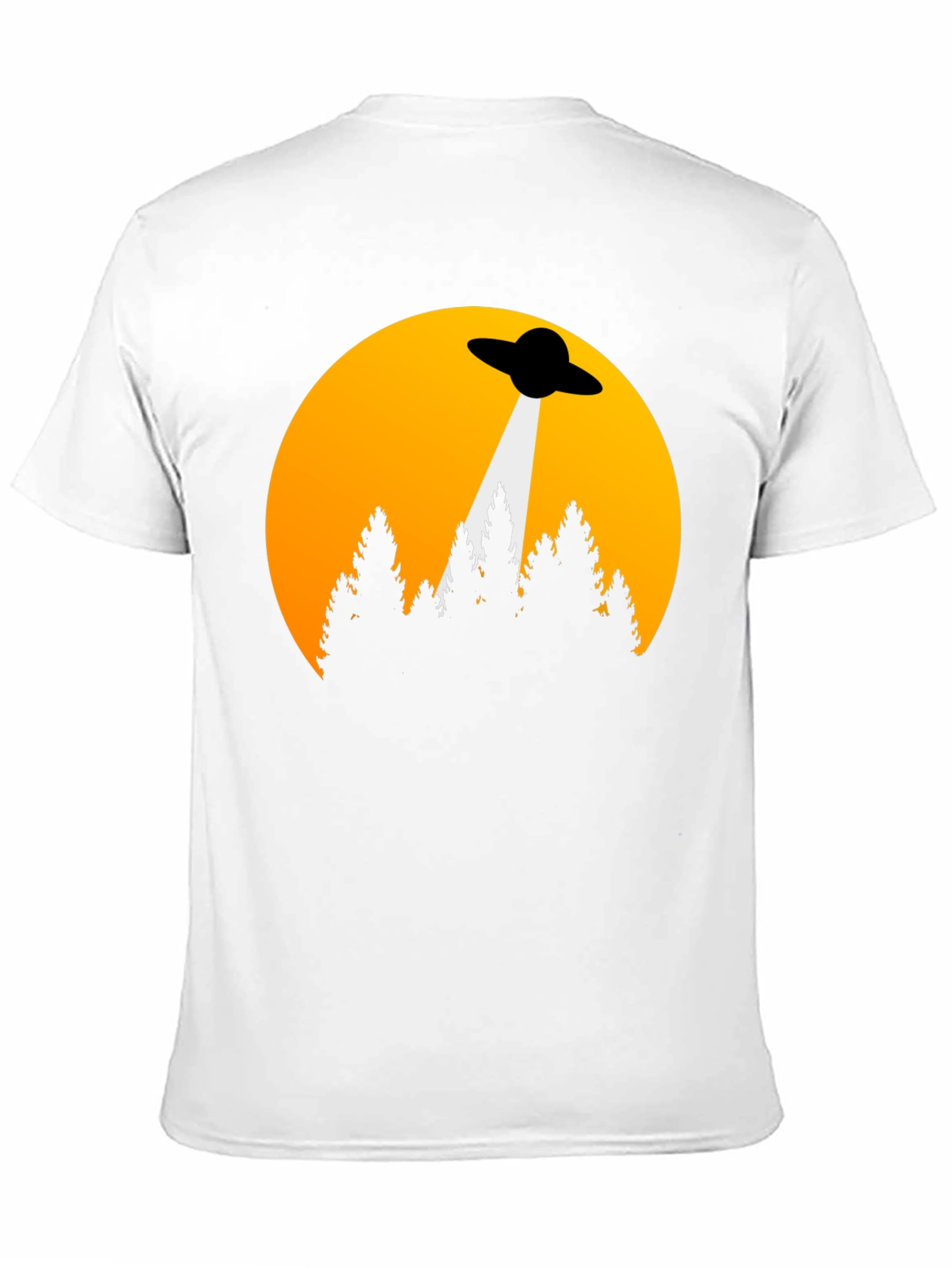 UFO Abduction Graphic Tee - Sci-Fi T-Shirt