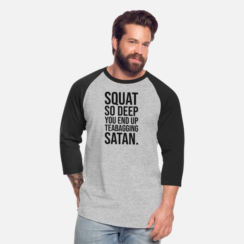 squat so dep you end up teabagging satan BLACK