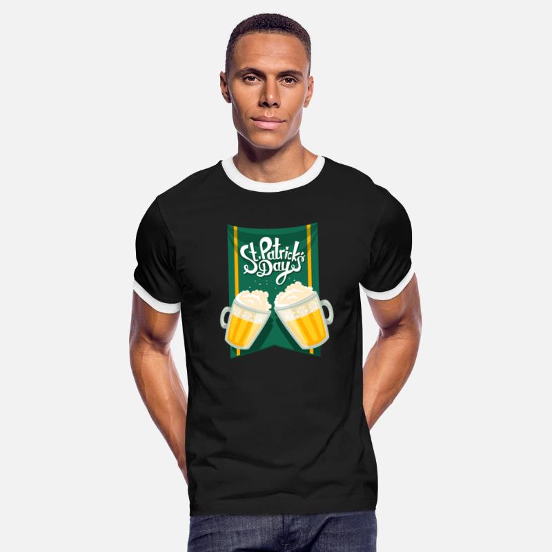 St Patrick's Day and two cups of beer