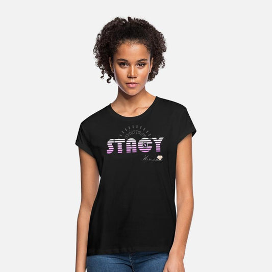 Stacy pink & white - resurrection and bitcoin logo