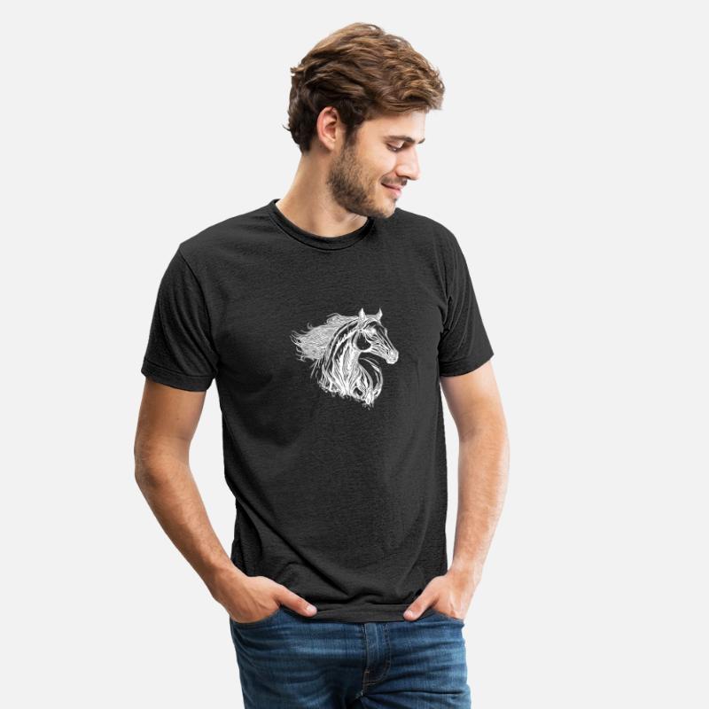 Stallion With Elegant Mane In The Wind Horse