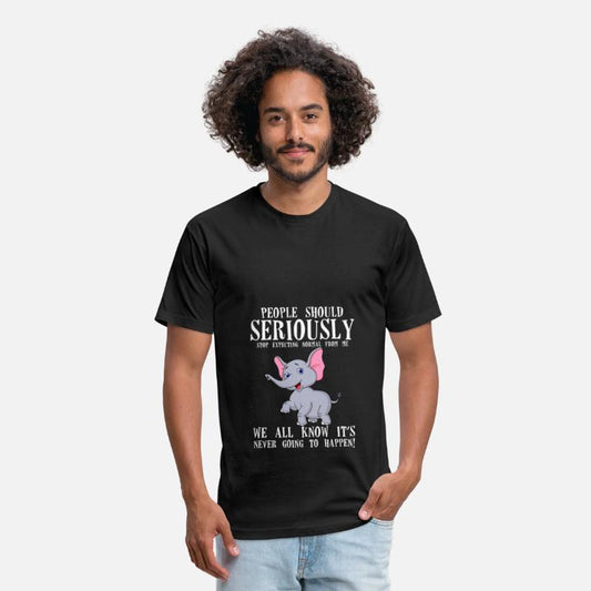 Stop Expecting Normal From Me Funny Elephant Lady